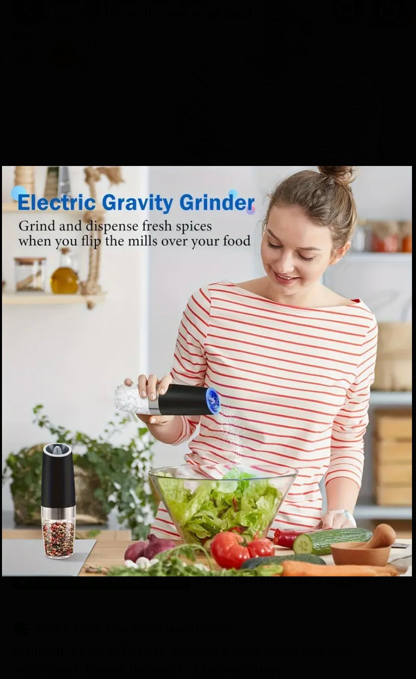 Gravity Salt n Pepper Grinder